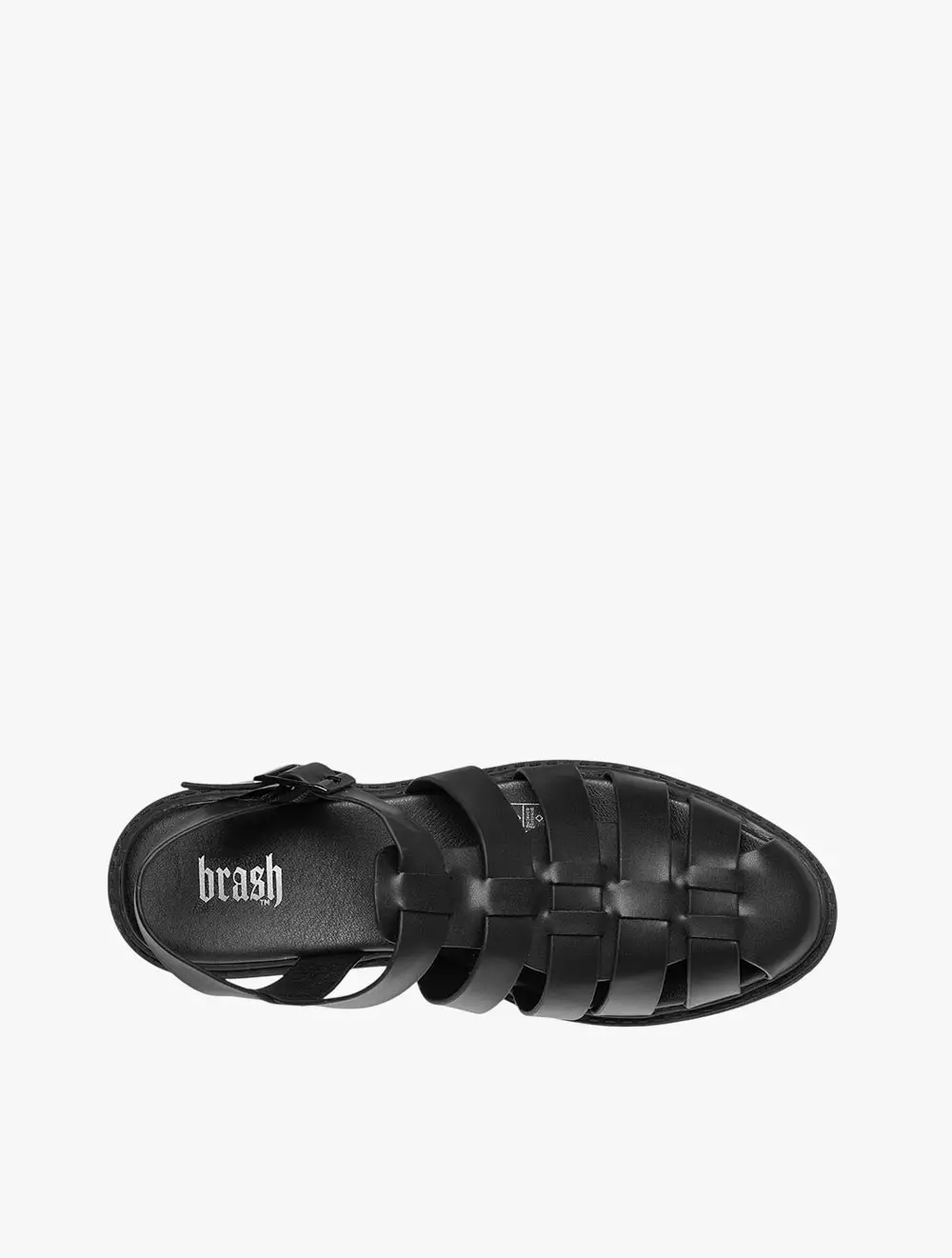 Payless Brash Royalty Womens Lumee Lug Fisherman - Black_05