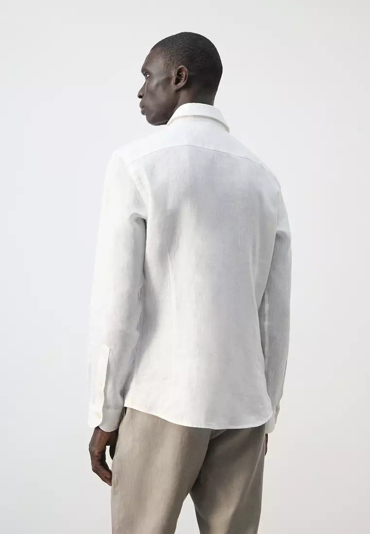 100% Linen Slim-Fit Shirt