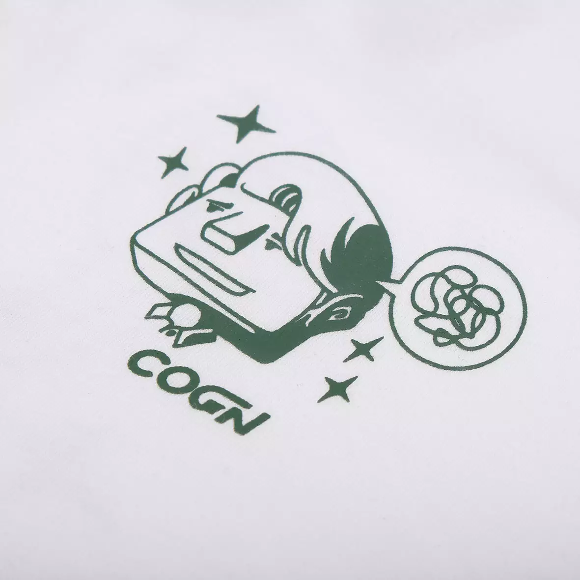 Cogen Kaos Tshirt Putih T Shirt White Basic - Doing Us Right Now