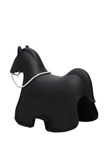 Latest Gadget Animal Shaped Horse PP Stool - Black | ZALORA Philippines