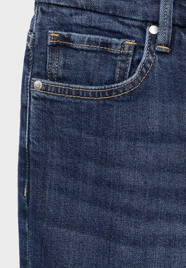 Violet Flared High-Rise Jeans