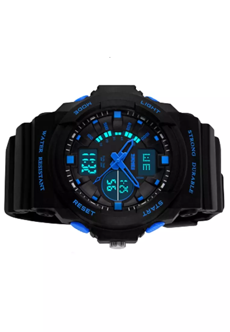 Jam Tangan Casual Anak LED Waterproof Strap Tali Material PU Berkualitas YU86 ORIGINAL