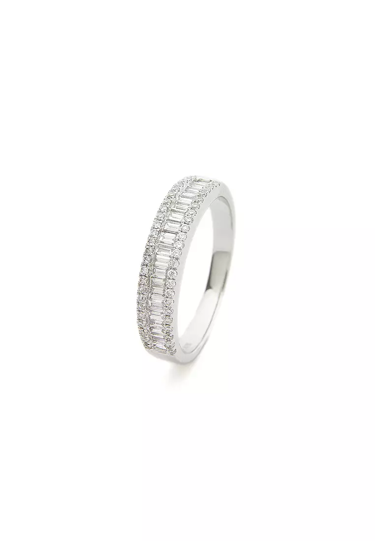 White gold diamond hot sale wedding bands