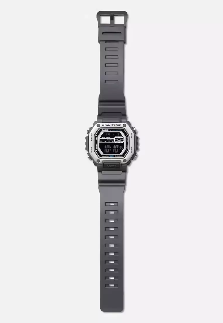 Casio - Jam Tangan Digital Pria - Black - Resin Strap - MWD-110H-8BVDF