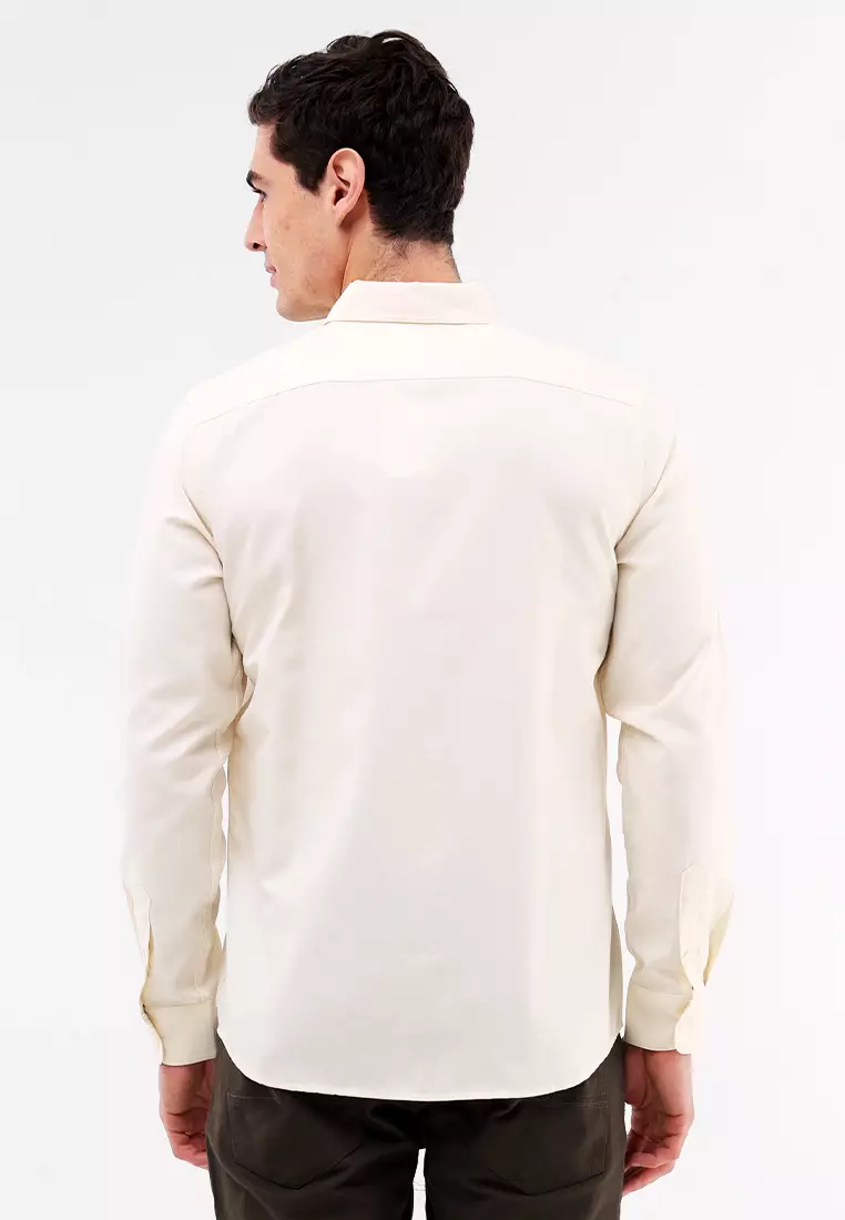 Woven Polo Long Sleeve