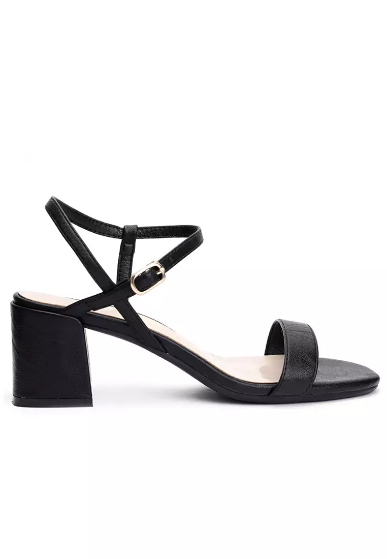 Discount on Halo  shoes - SKU: Black Heeled Sandals