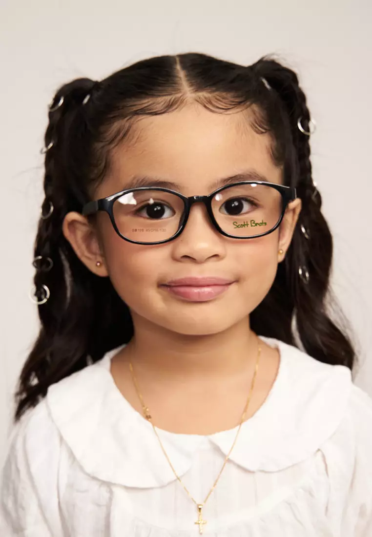 Kids Anti-Radiation Computer Eyeglasses SB108 C1 SNY/BLK