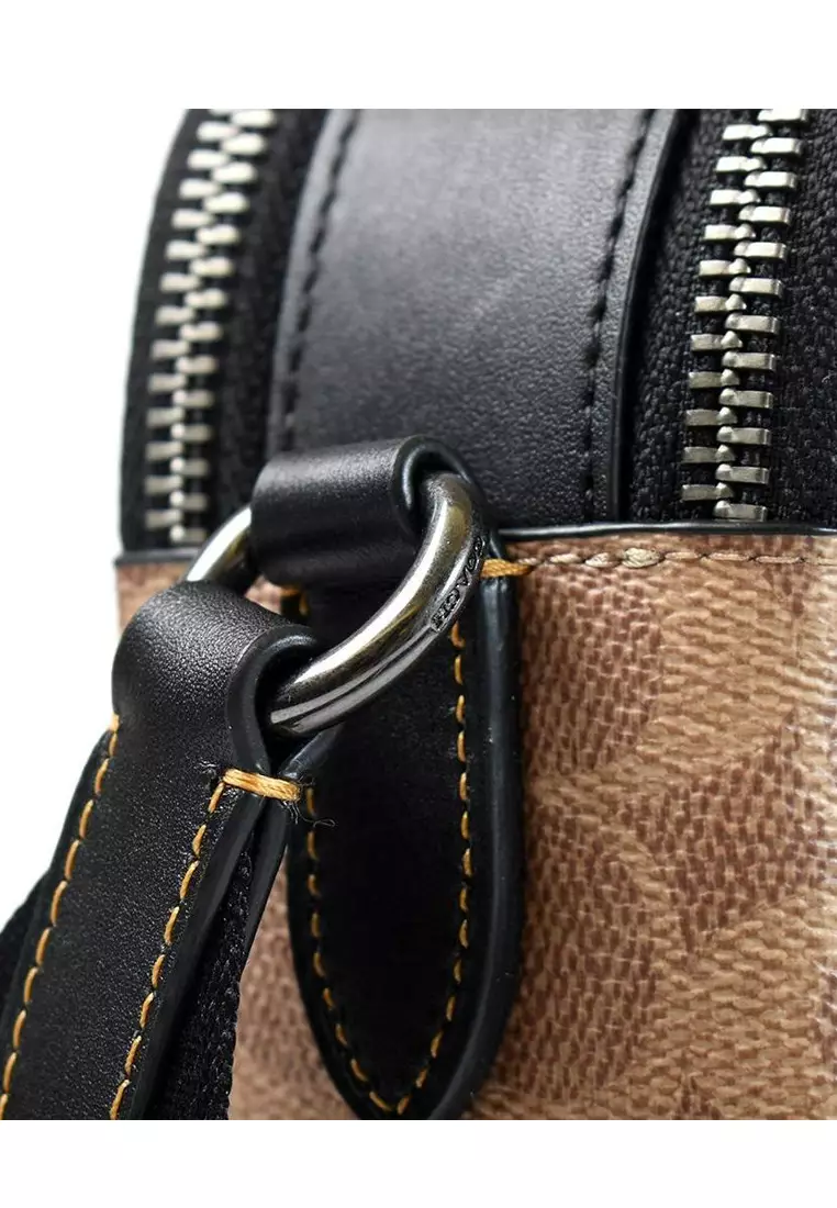 Mens Graham Crossbody Bag - Tan Brown