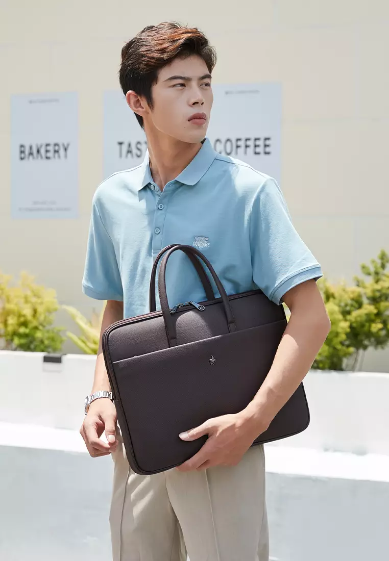 Buy Swiss Polo Tote Bag / Top Handle Bag Brown 2024 Online ZALORA