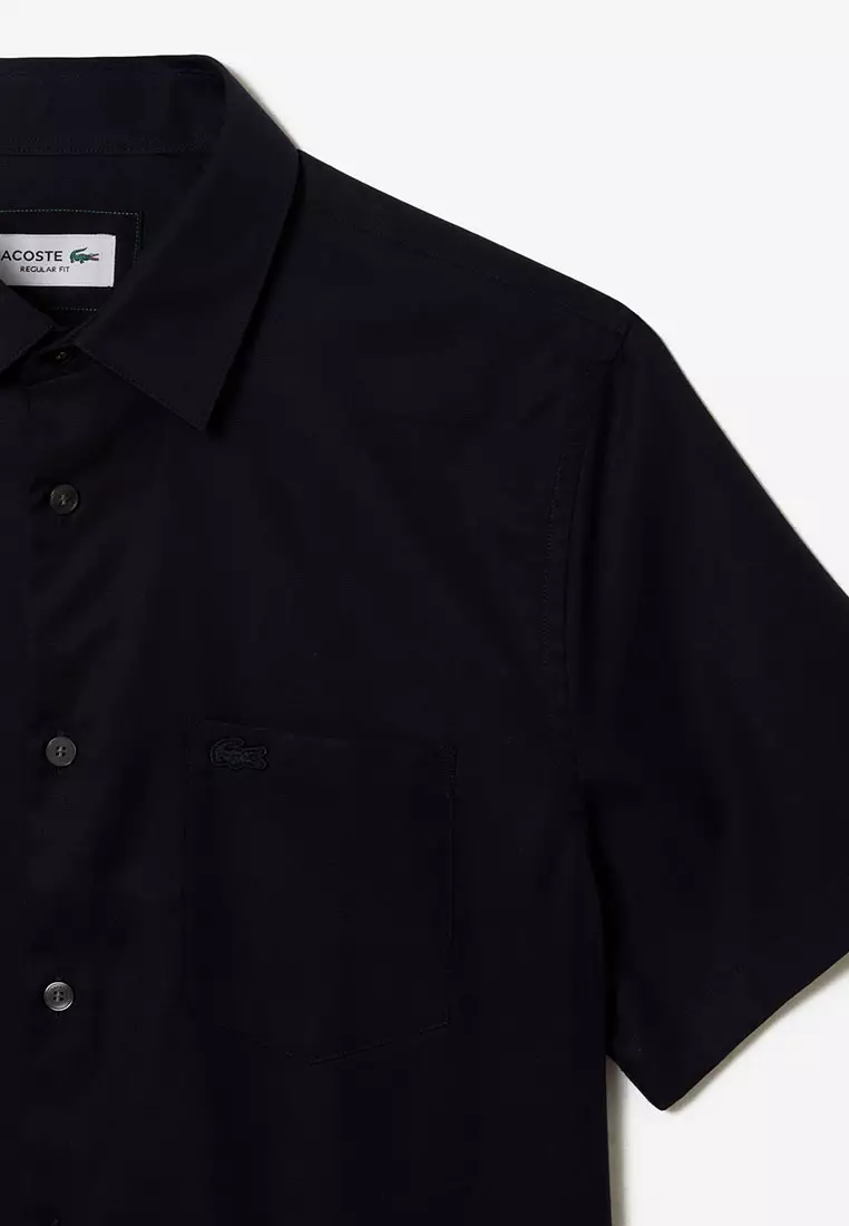 Men's Regular Fit Solid Cotton Shirt