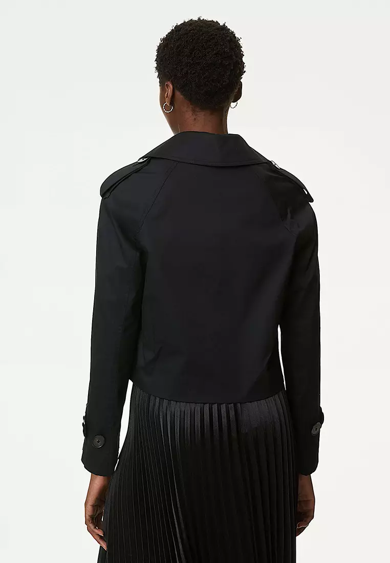 Cotton Rich Stormwear™ Short Trench Coat