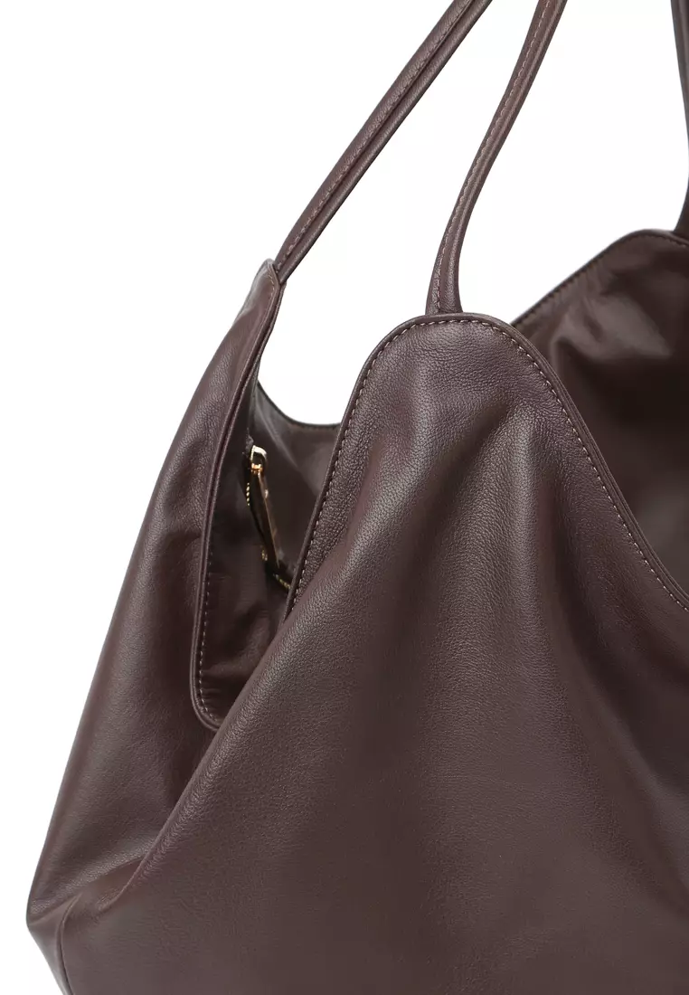 Balloon Hobo Bag - Cacao