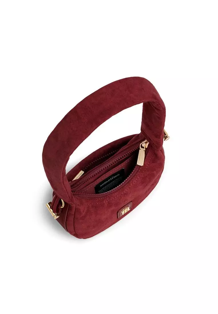 Fuffa Micro 2.0 Bag Suede - Cranberry
