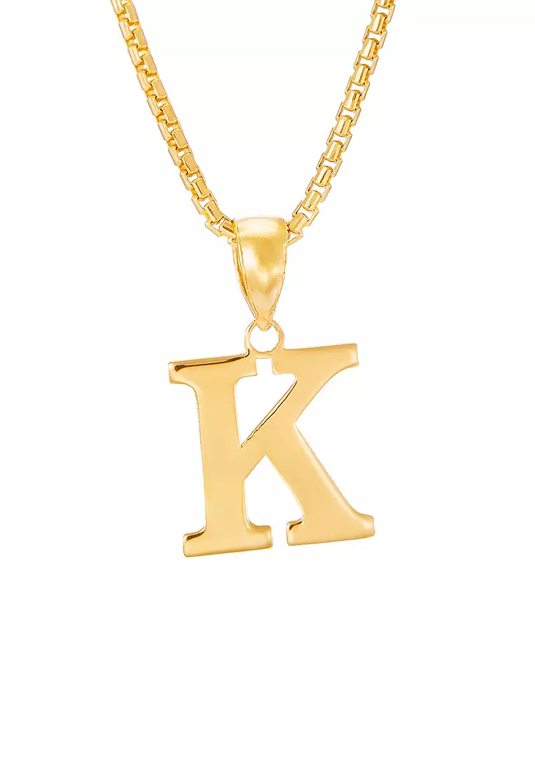 HABIB 916/22K Yellow Gold Alphabet Pendant STP060723(K)