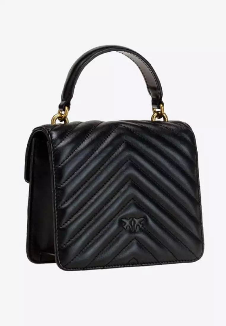 Buy PINKO PINKO Mini Love Bag Top Handle Chevron 2024 Online