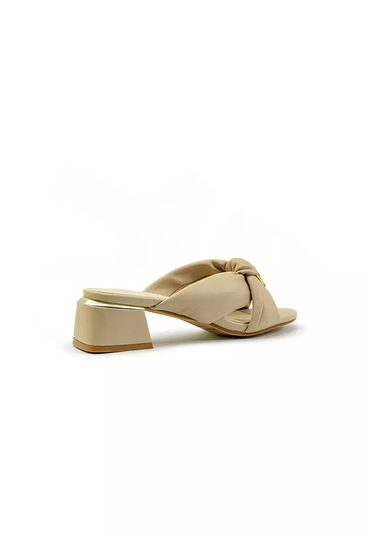 Women's Heeled Sandals LY 29501 - Beige C89