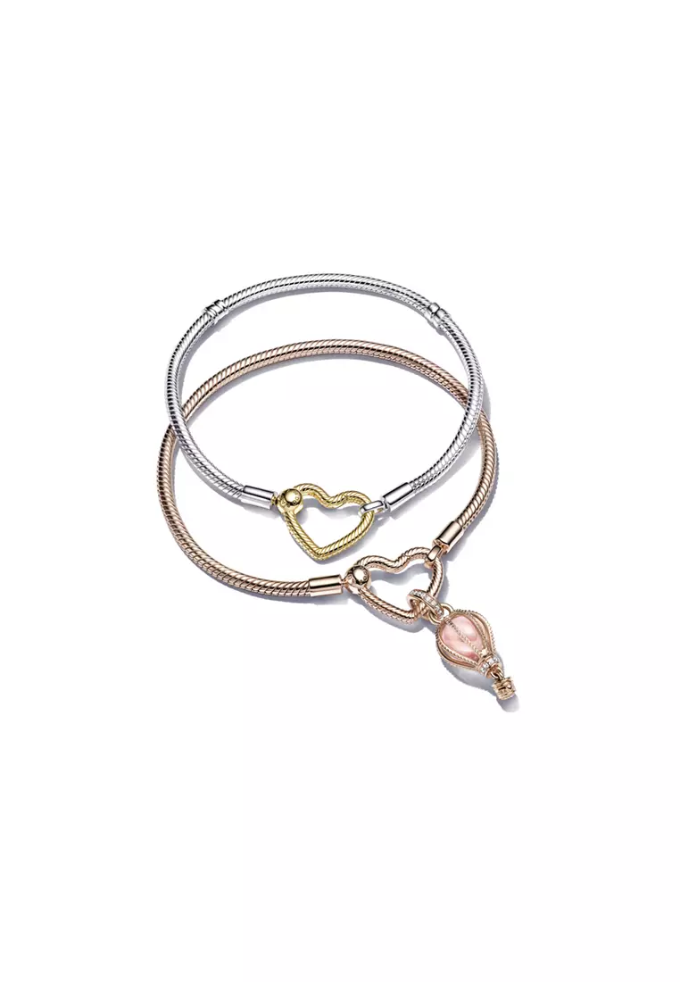 Buy PANDORA Pandora Moments 14K Rose Gold Plated Heart Closure