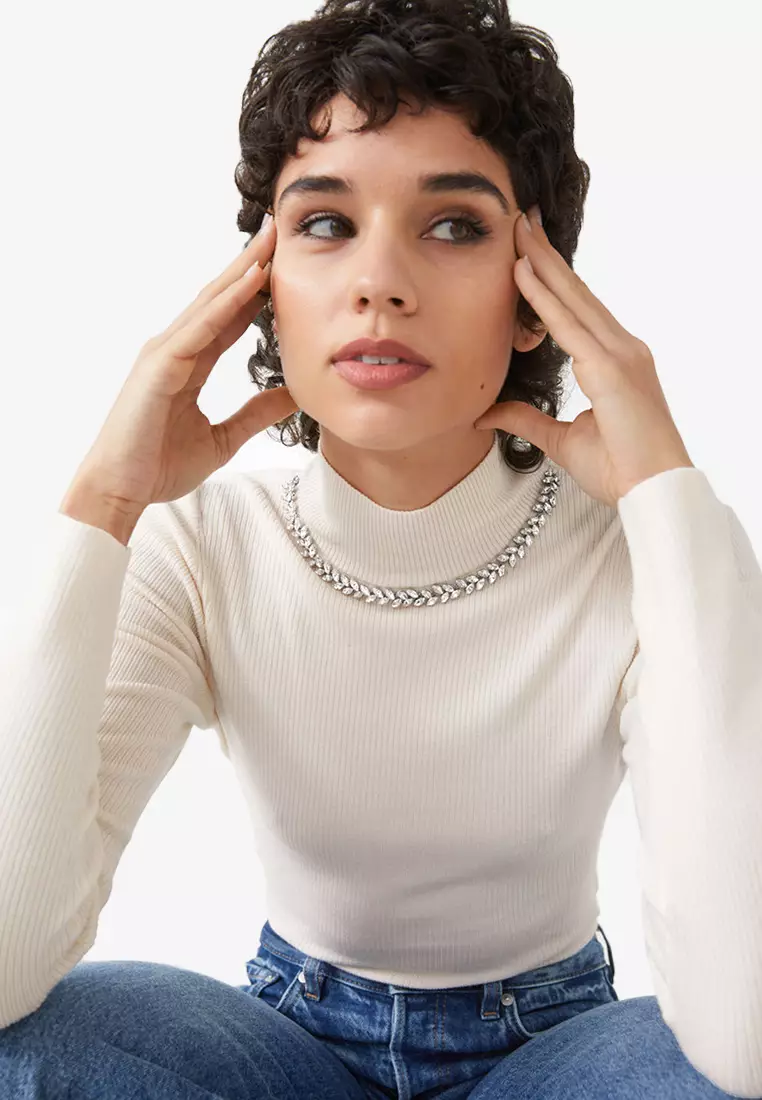 And other stories outlet white jumper