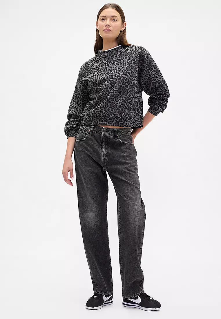 Logo Wedge Pullover Sweatshirt