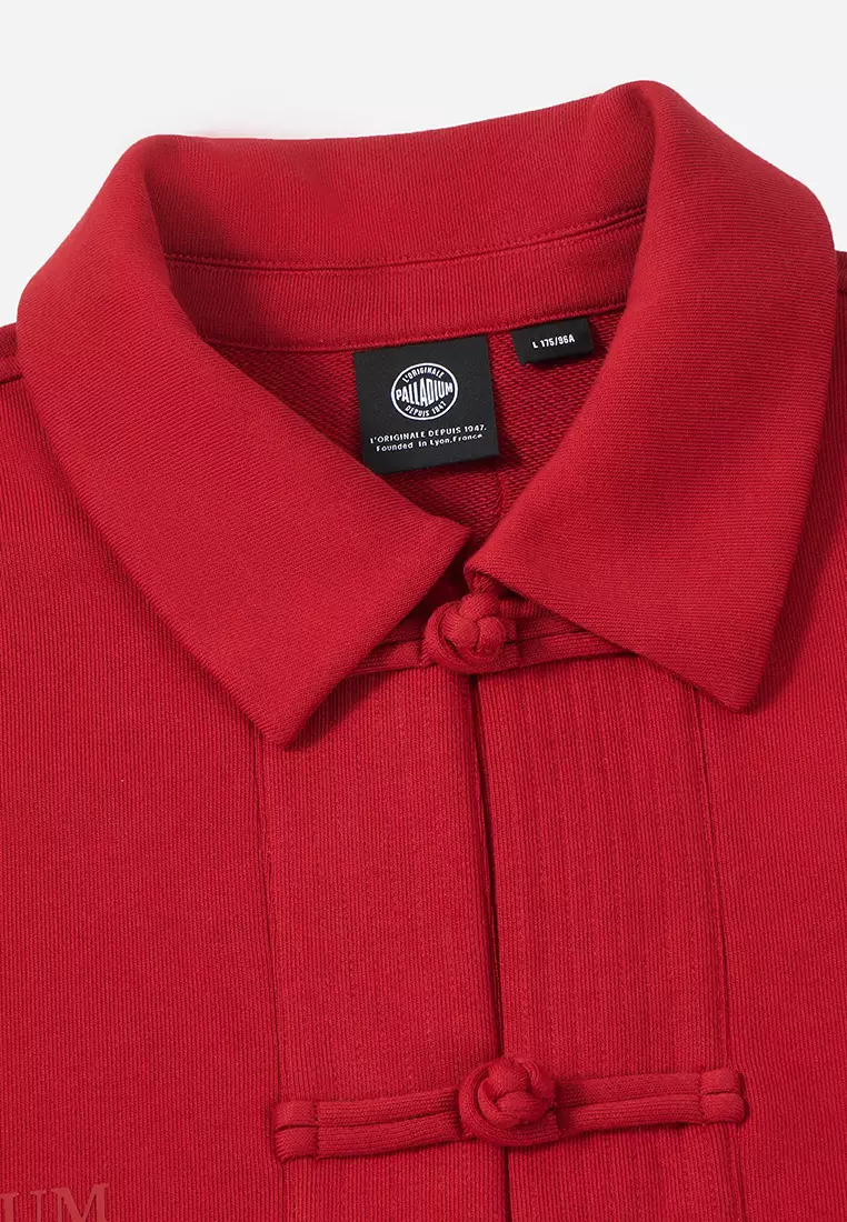 男裝馬年主題 LOGO 寬鬆盤扣中式外套