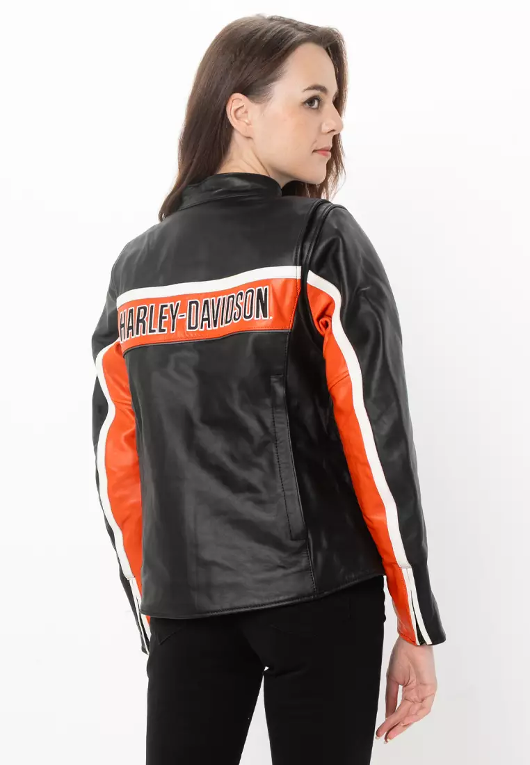 H-D® Trenton Leather Riding Jacket