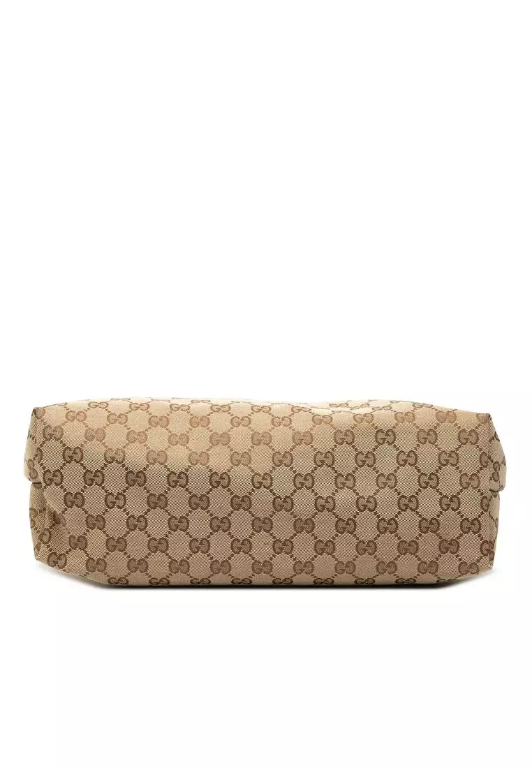 Pre-Loved Gucci Gg Canvas Web Crossbody