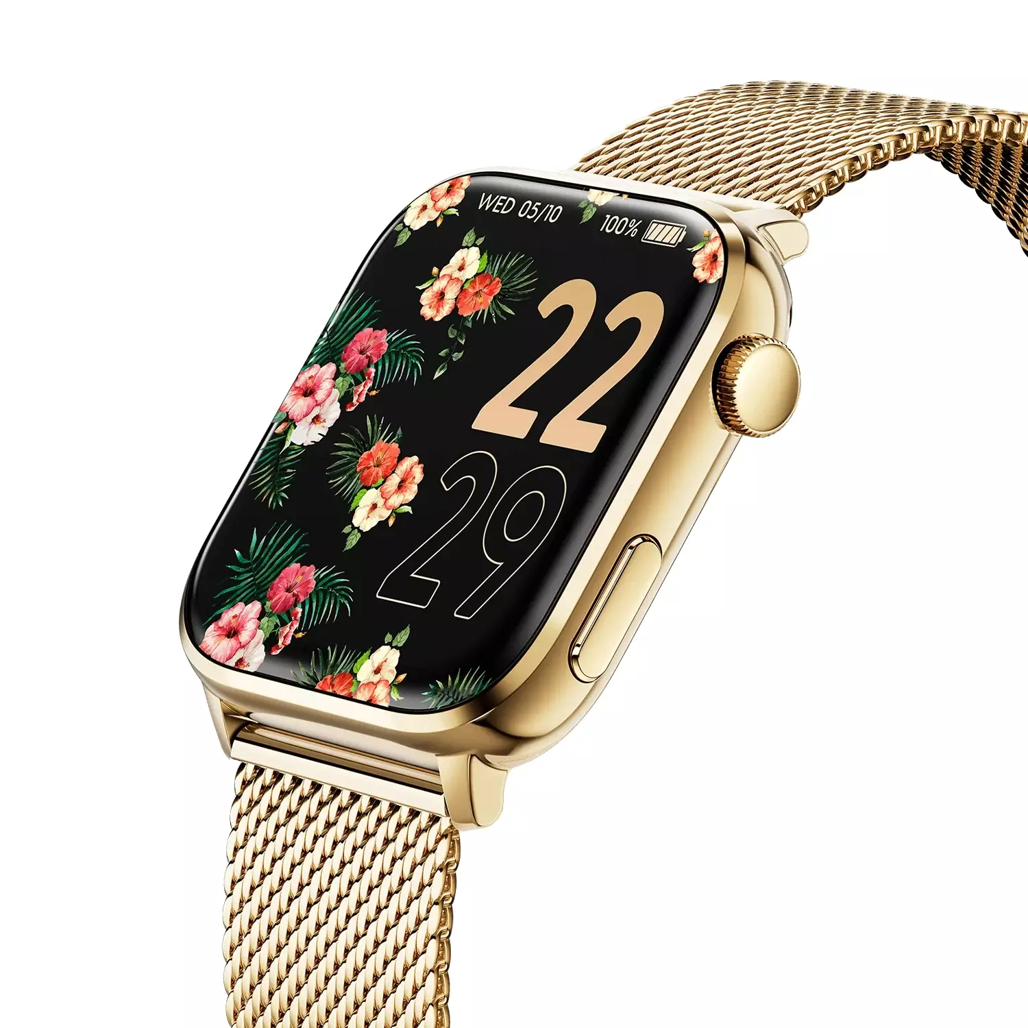 ICE Smart Watch 2.0 rectangular 1.96 - Gold Milanese 39x48mm [024654]