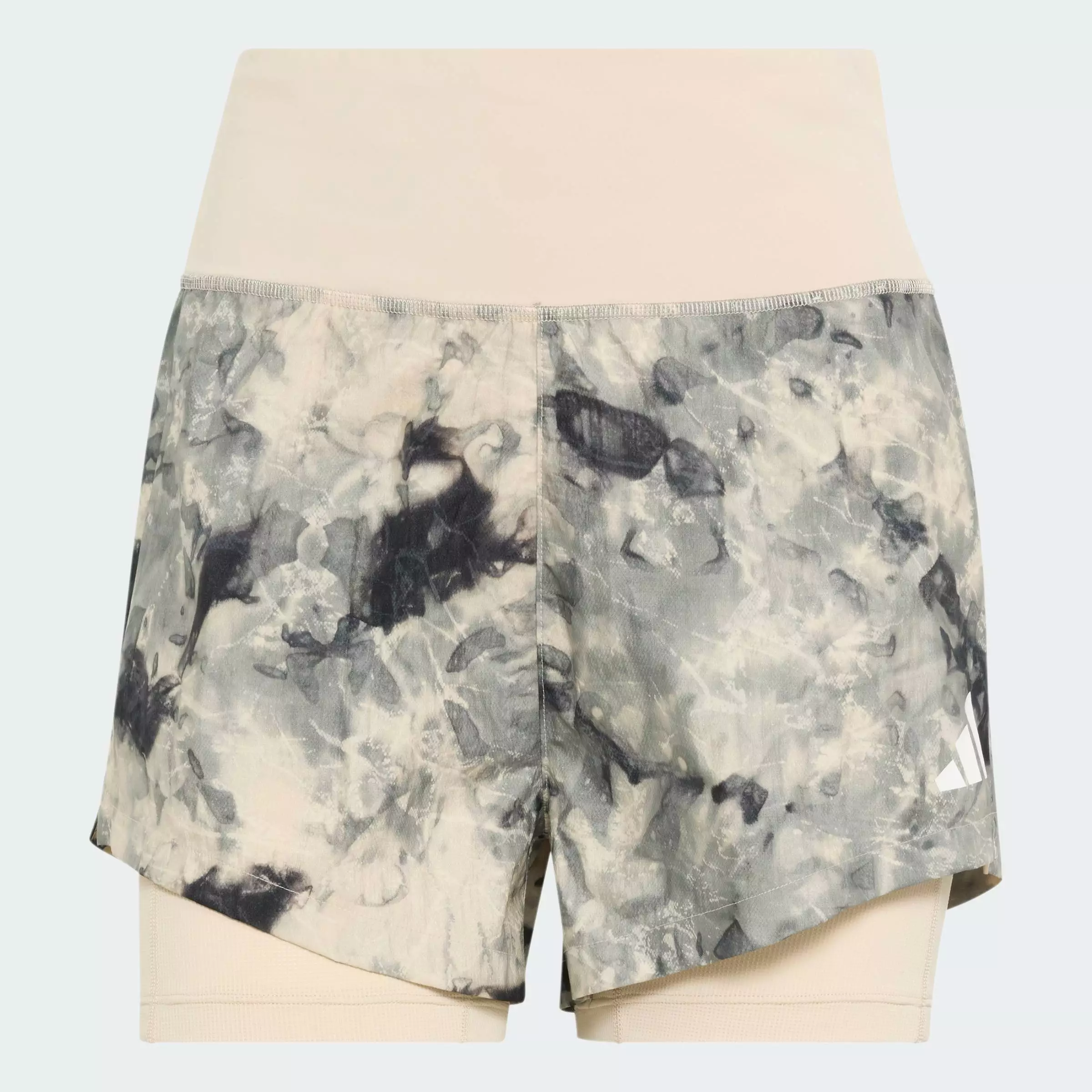 Running adi365 Spray Dye 2in1 Shorts Women Beige KA0321