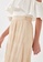 Love, Bonito beige Elodi Textured Midi Skirt 6D81EAA890FB11GS_4