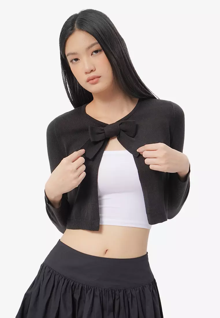 Jual COLORBOX Ribbon Long Sleeve Cardigan Original 2025 ZALORA