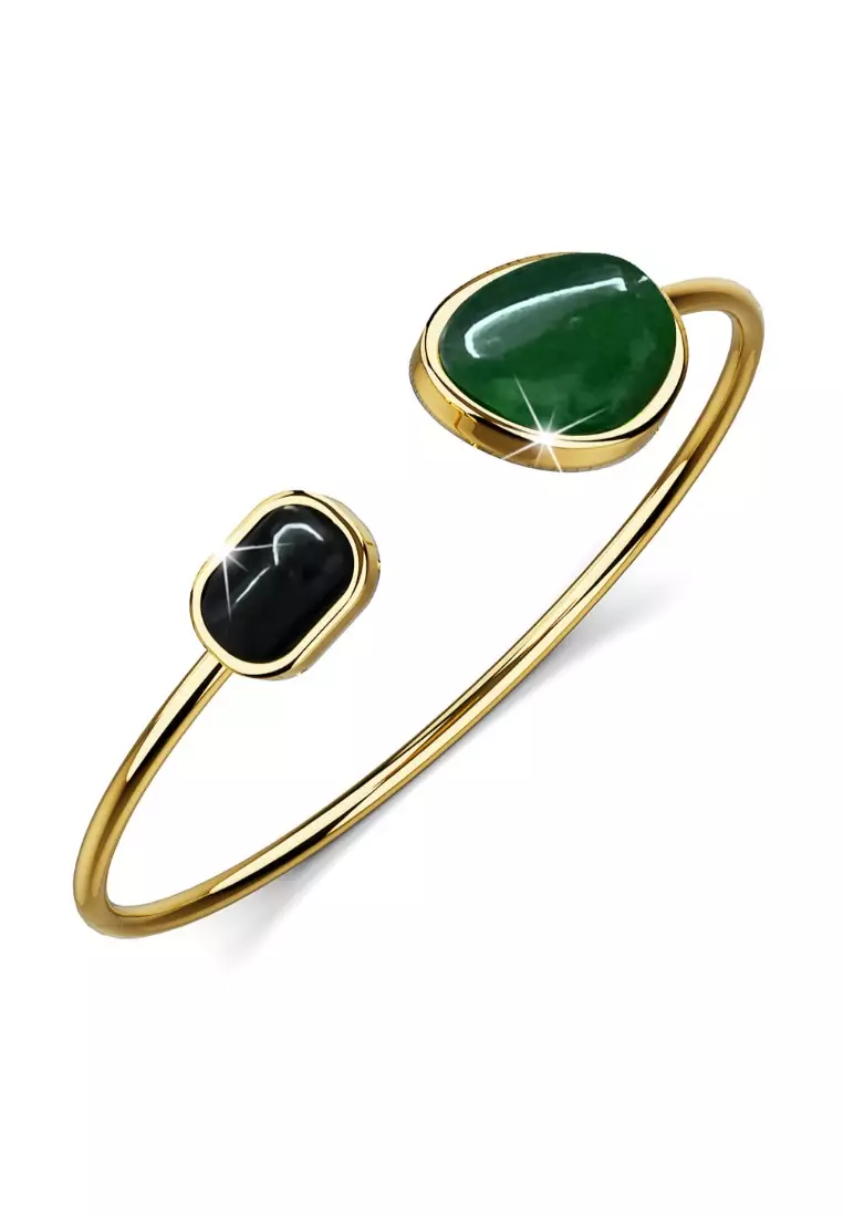 Gemstone cuff on sale
