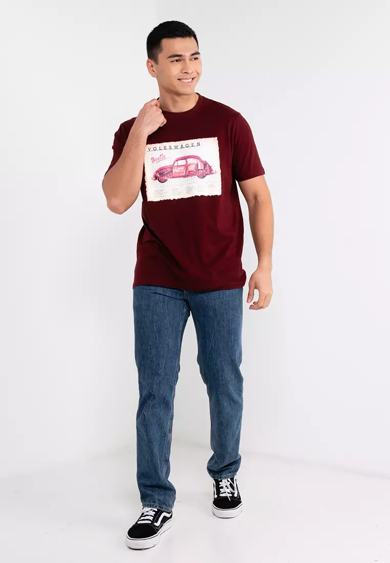 Men's Round Neck Graphic Tee