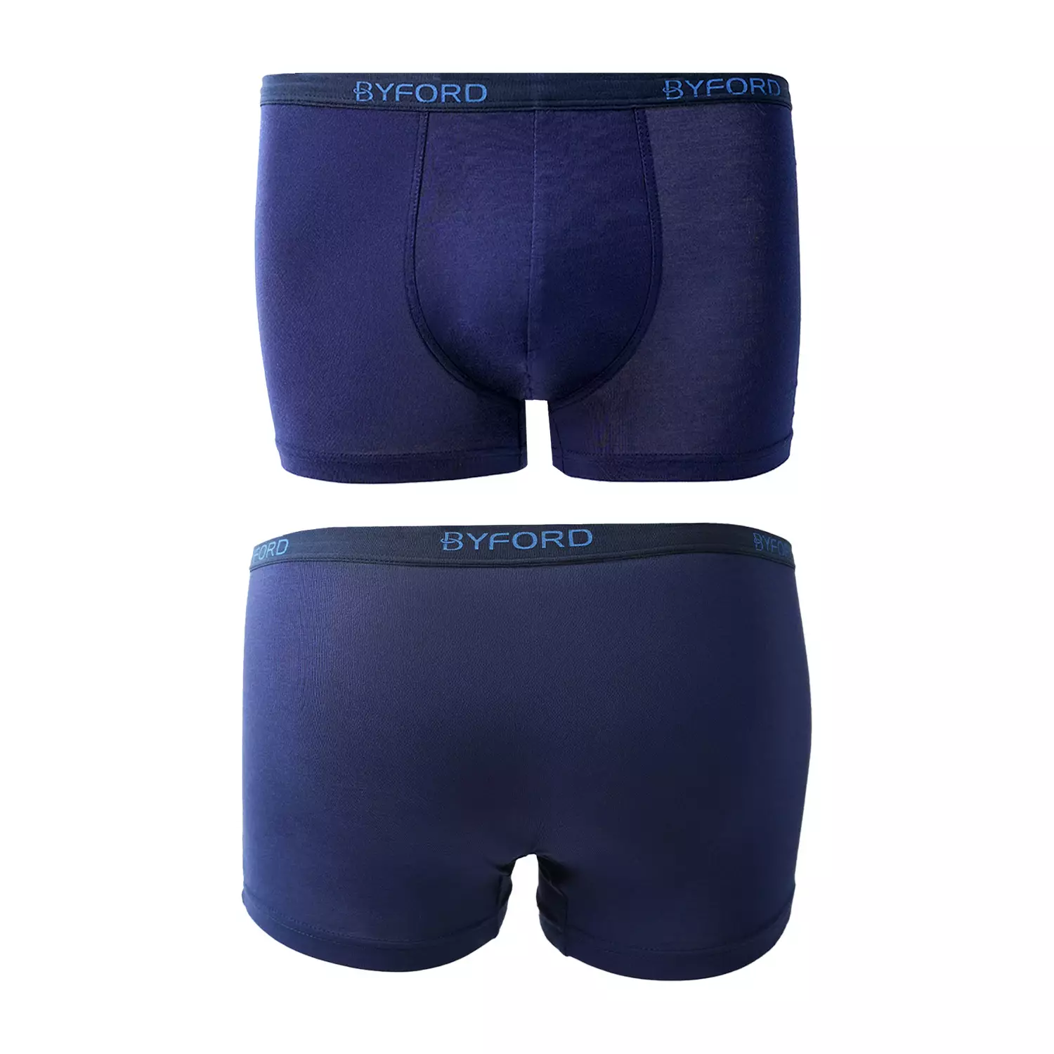 Byford Men Boxer Underwear Isi 2 pc Bamboo Mix Color - YBYB09S2BS