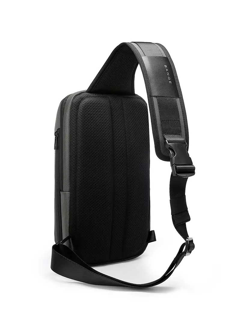 Bange Titan Water Resistant Men Sling Bag with Multi Compartment and fits 11inch iPad