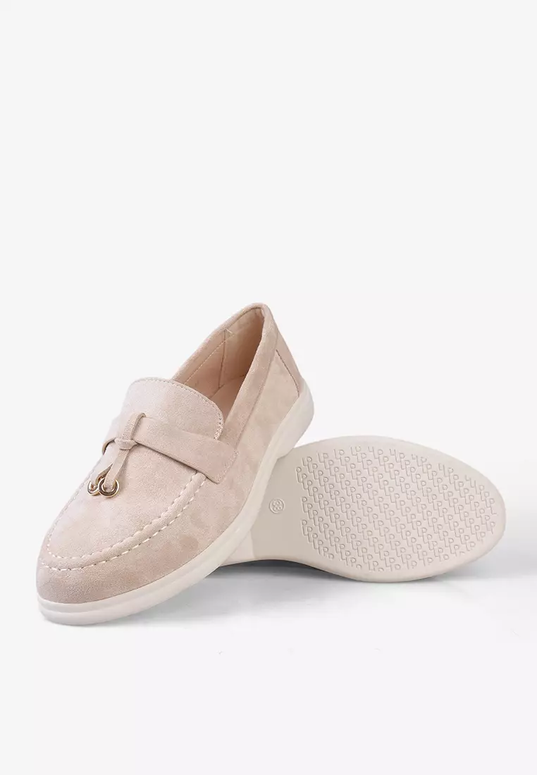 Sepatu Slip On Moccasin Wanita Flat Shoes Anti Slip L.Felona 02