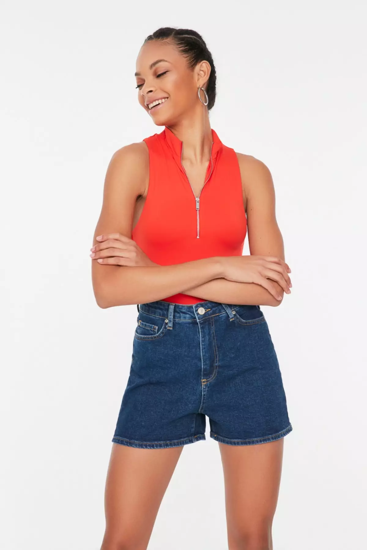 Denim Bermuda Shorts
