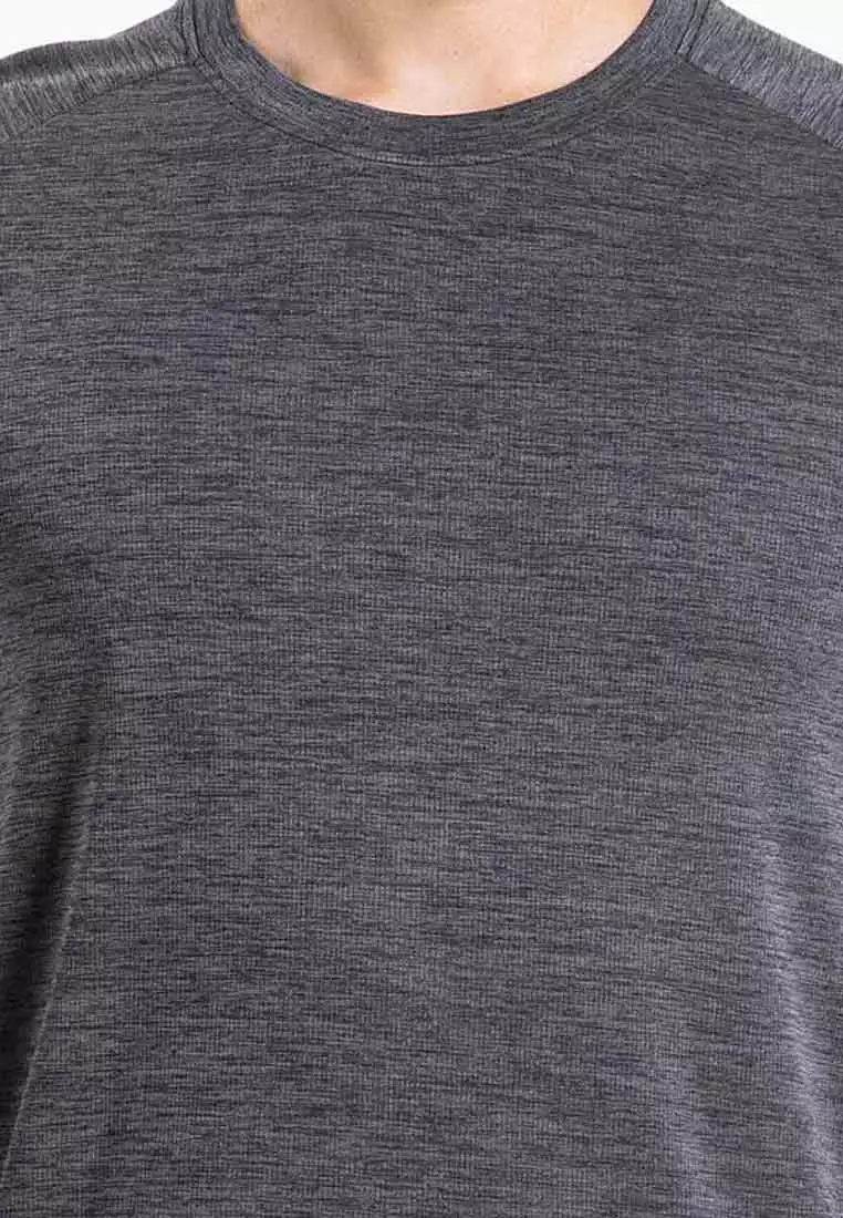 Forest Dri-Fit Quick Dry T Shirt Men Round Neck Sports Tee | 23751-01Black