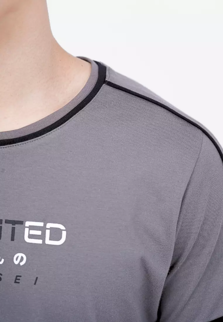 Ryusei Kaos Pria Vaunted Grey