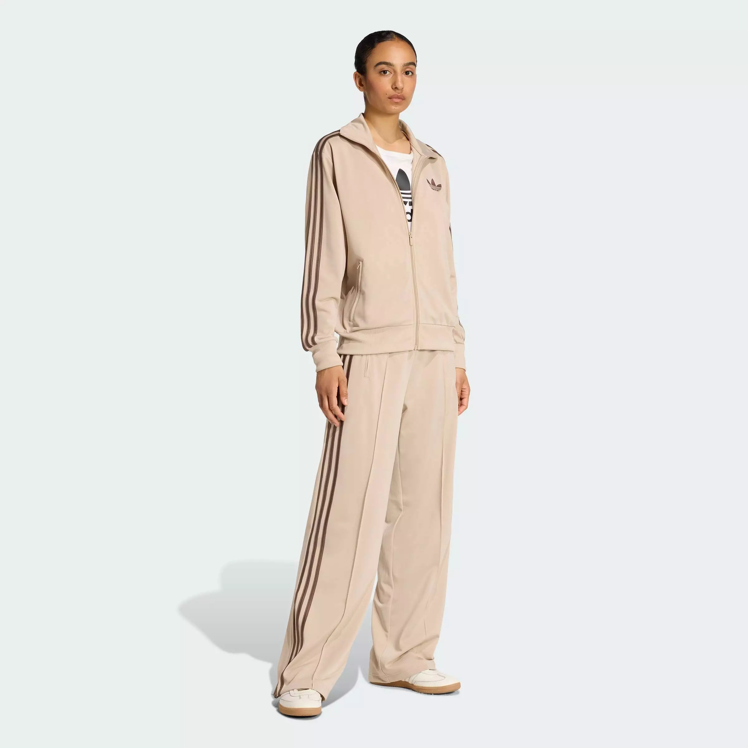 Lifestyle FIREBIRD TRACK TOP LOOSE Women Beige KD1327