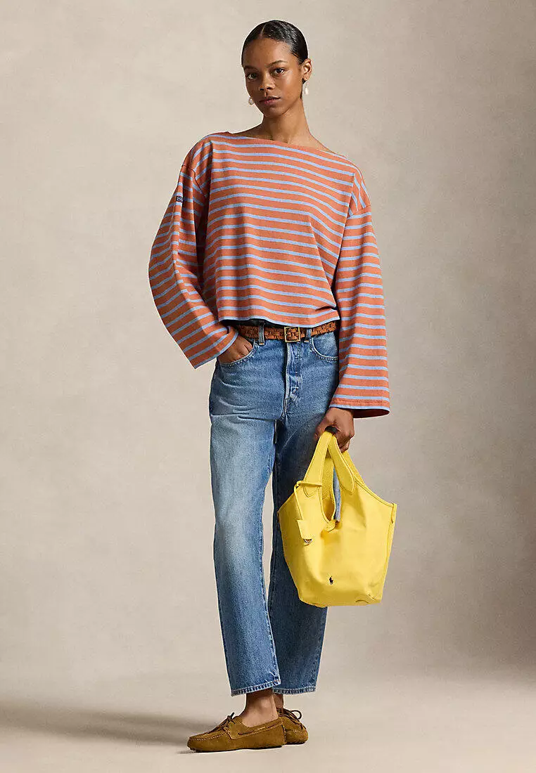 Striped Boatneck Mariner Tee