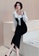 Sunnydaysweety black Sweet Doll Collar Bowknot Slim One Piece Dress A21022264 A279DAA87F551CGS_6