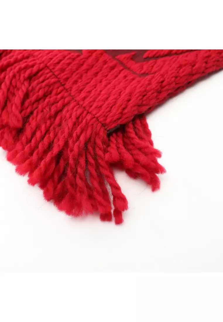 Louis Vuitton Logomania Silk Stories Wool Scarf