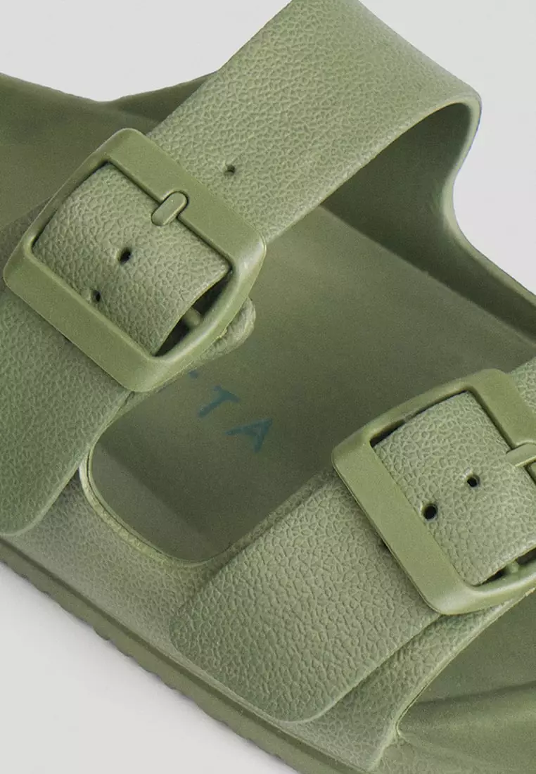 Men's Double Strap Slides
