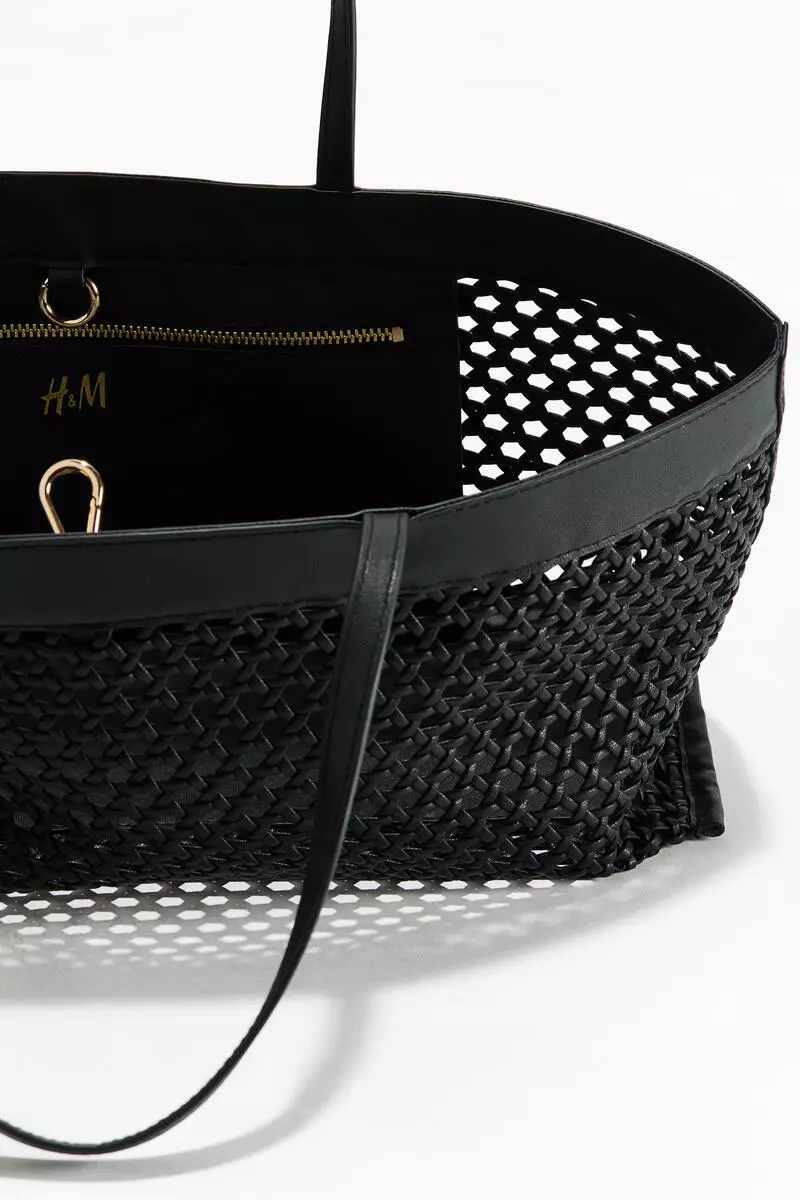Lattice-weave shopper