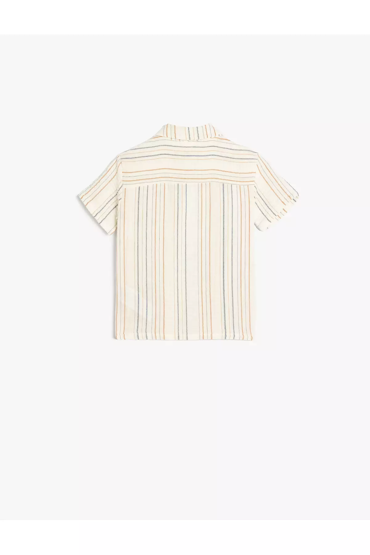 Short Sleeve Shirt Button Detail