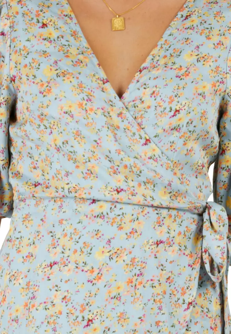 Women Sunshine Wrap Dress
