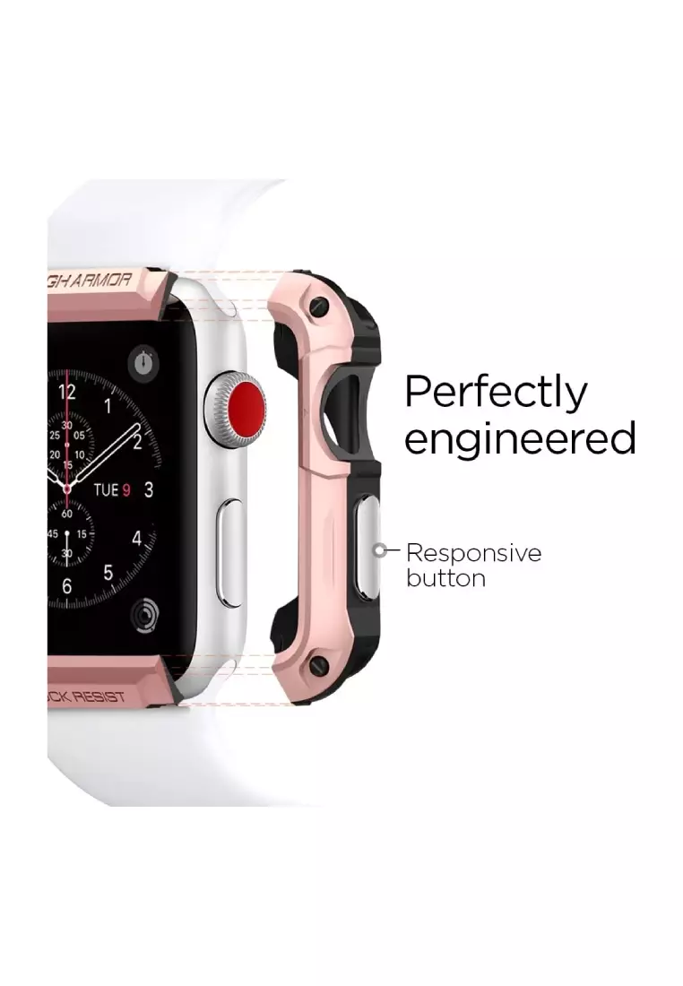 Ubuy 38mm Rose Gold Apple Watch Series Buy Spigen Tough