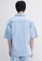 Urban Revivo blue Plain Flap Pocket Denim Shirt C1131AAC23EBB8GS_2