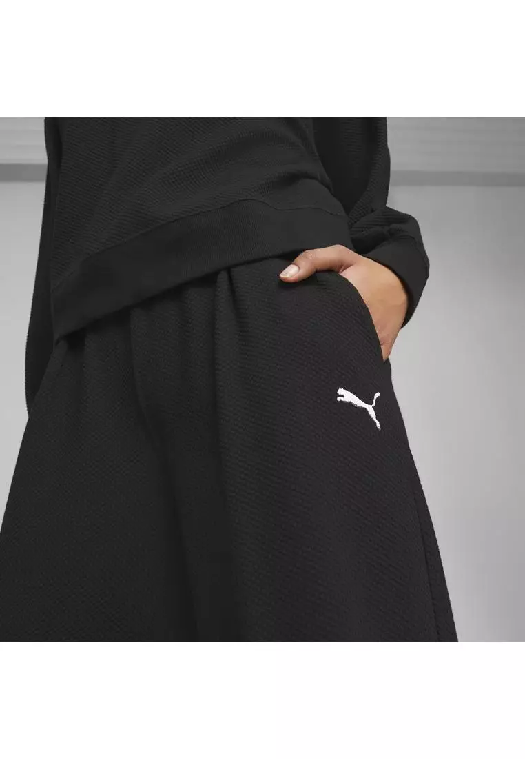 HER 女子高腰針織長褲