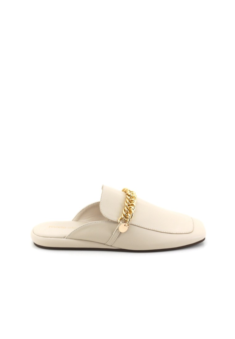 MARIE CLAIRE Women White Flats/ Women Mules/ Slip on Shoes / Kasut Perempuan/ Kasut Wanita - 5701274